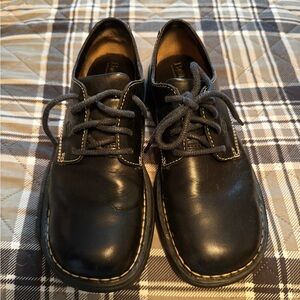 Born Black Leather Women's Oxfords
